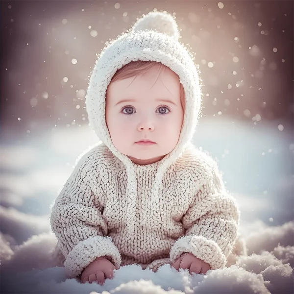 Softly lit photo with warm rosy undertones and clean bright whites created using Baby Blush Lightroom Presets.