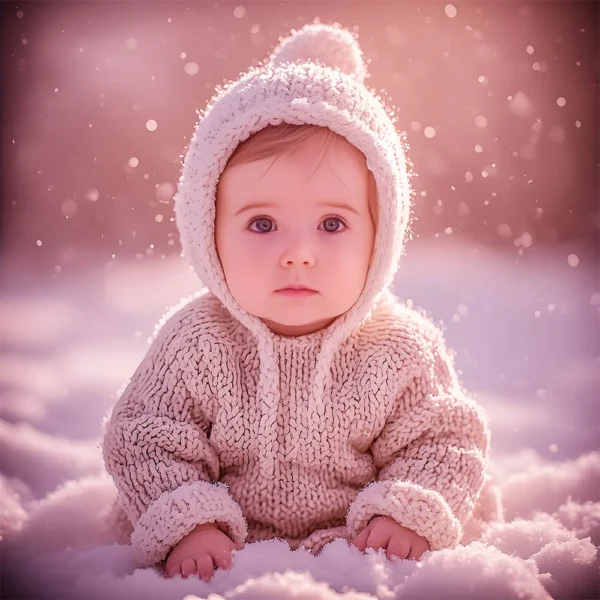 Softly lit photo with warm rosy undertones and clean bright whites created using Baby Blush Lightroom Presets.
