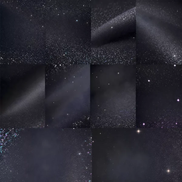 Black Glitter Dust Background