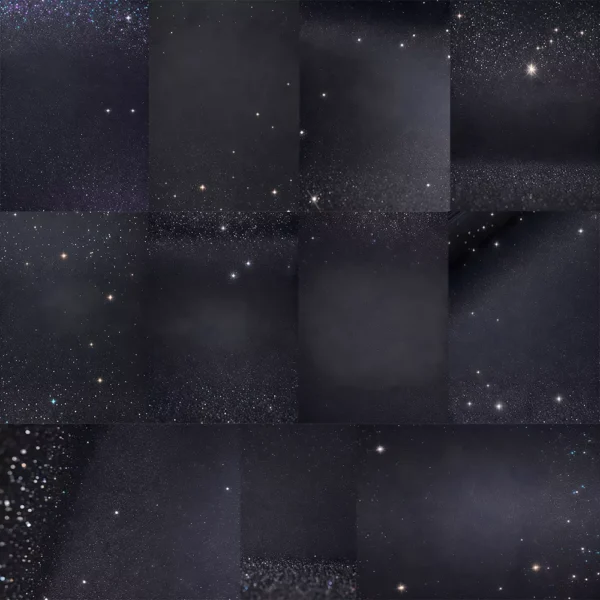 Black and Blue Glitter Dust Background