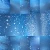 Blue Glitter Dust Background
