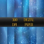 Blue Pixie Dust Background