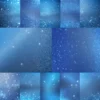 Blue Sparkle Dust Background