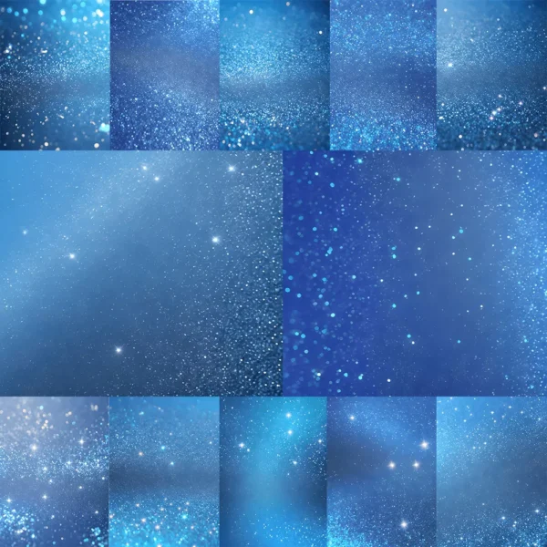 Blue Sparkle Dust Background