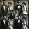 High-resolution wedding photography demonstrating bright airy tones and luminous ambient warmth via Bright Wedding PS Action.
