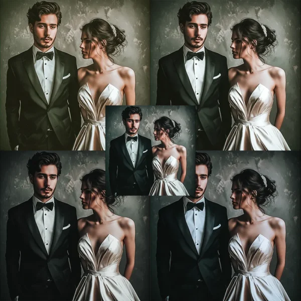 High-resolution wedding photography demonstrating bright airy tones and luminous ambient warmth via Bright Wedding PS Action.