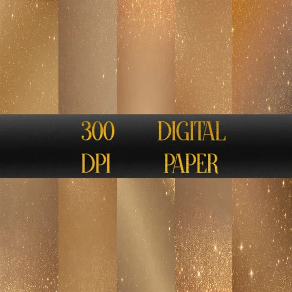 Bronze Pixie Dust Background