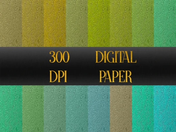 Green&Blue Aluminium Foil Digital Paper