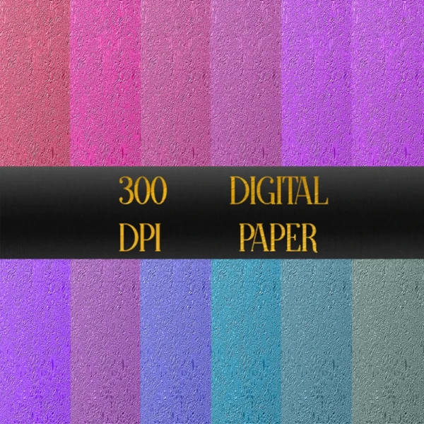 Purple&Blue Aluminium Foil Digital Paper