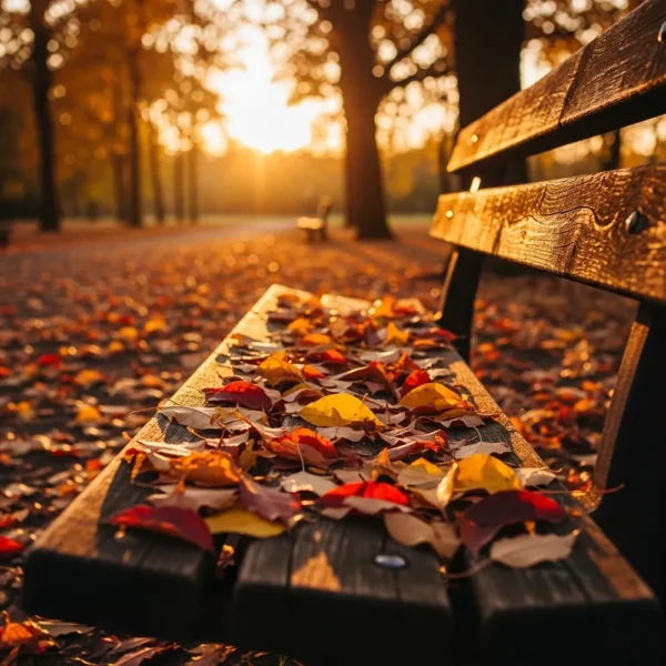 Muted autumn color grading and soft warm effect created with Calming Autumn Photoshop Action.