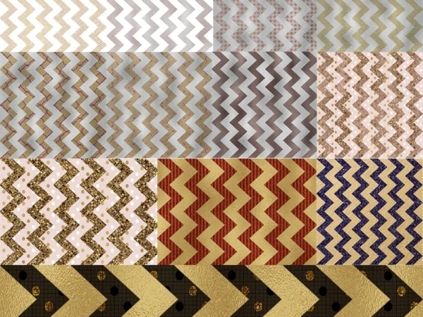 Chevron Glow Pattern