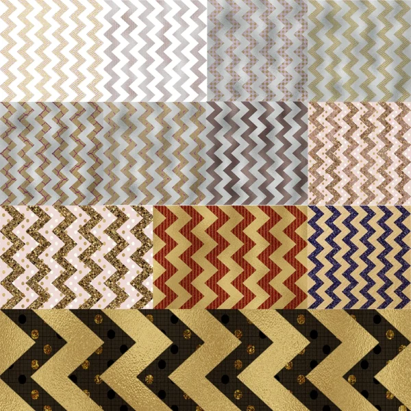 Chevron Glow Pattern