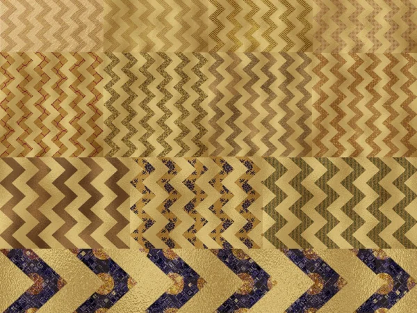 Chevron Gold Pattern