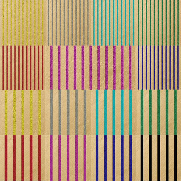 Crushed Foil Stripes Pattern