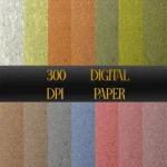 Earthy Aluminum Foil Digital Paper