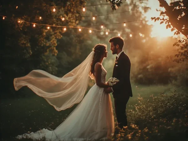 Elegant wedding photography color grading bundle featuring 25 unique professional actions.