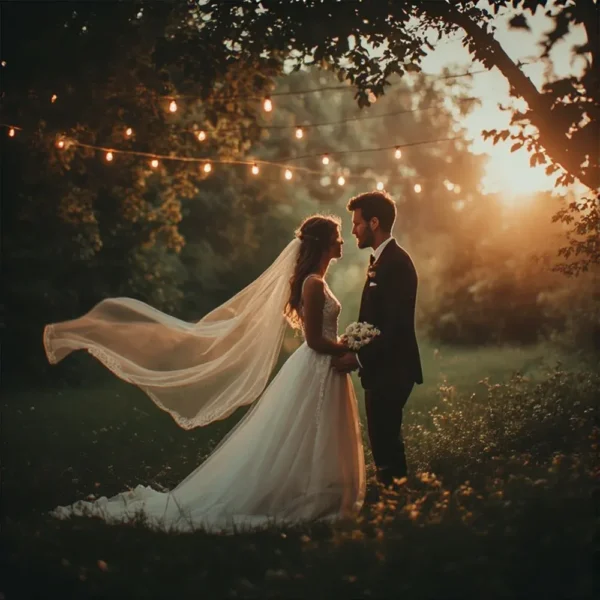 Elegant wedding photography color grading bundle featuring 25 unique professional actions.