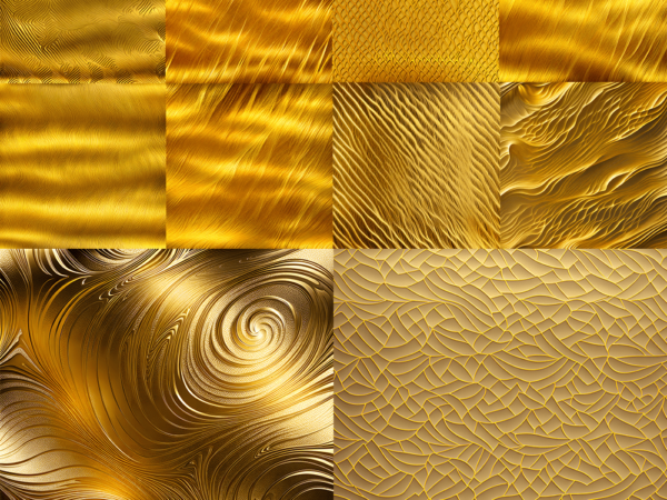 Gold Desert Shape Texture Design