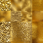 Gold Print Texture Design