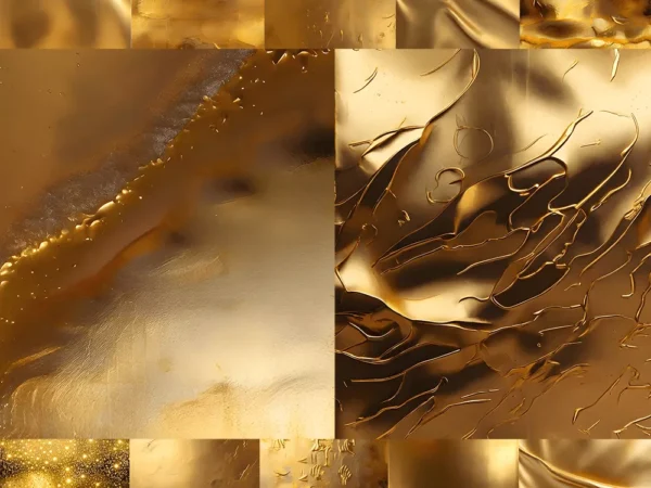 Gold Glossy Texture Design