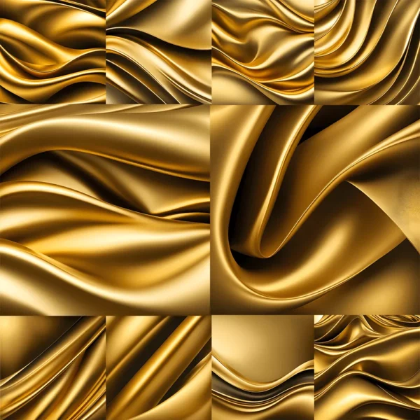 Gold Rippled Textures