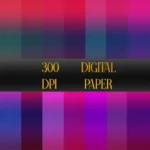 Green & Pink Glow Metallic Background