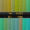 Green & Blue Aluminum Foil Digital Paper