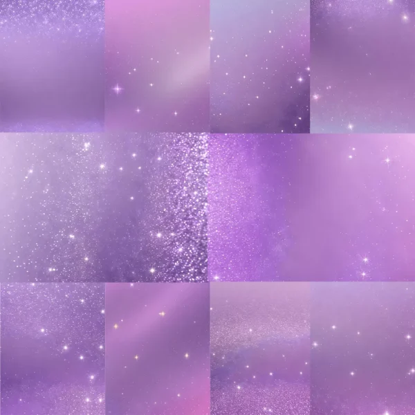 Lilac Glitter Dust Background
