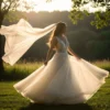 High-resolution wedding photography demonstrating enchanting ethereal glow and soft ambient warmth via Magical Wedding PS Action.