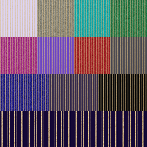Mystic Glow Stripes Pattern