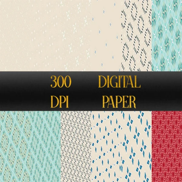 Pastel Geometrical Shapes Background