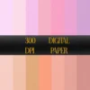 Pink & Beige Linen Fabric Texture