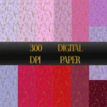 Pink & Red Marble Background