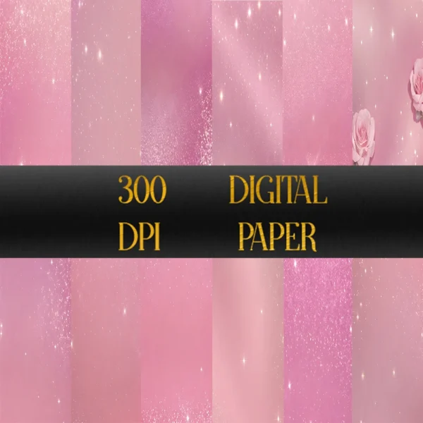 Pinkish Pixie Dust Background