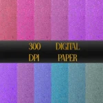 Purple Aluminum Foil Digital Paper