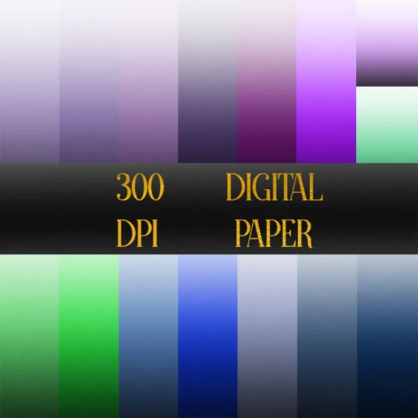 Purple & Blue Ombre Metallic Background
