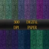 Purple & Green Crushed Foil Background