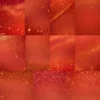 Red and Gold Glitter Dust Background