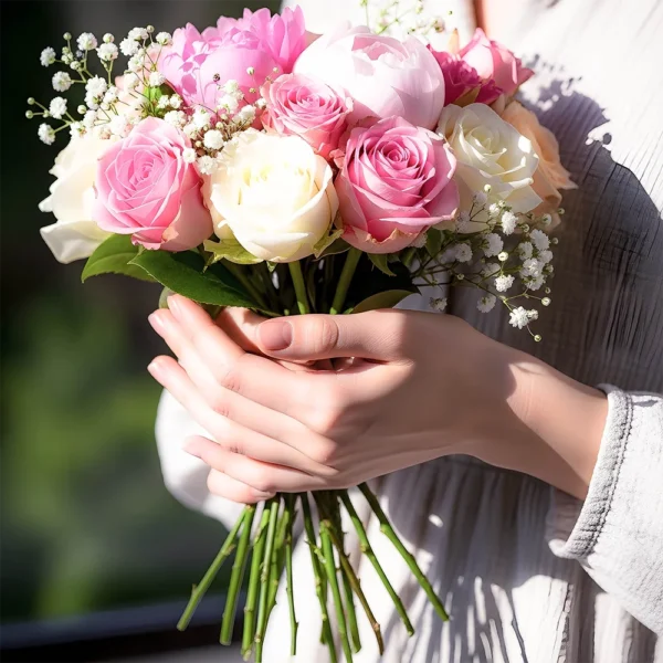 Romantic Wedding Lightroom Presets applied for soft warm tones and elegant color balance.