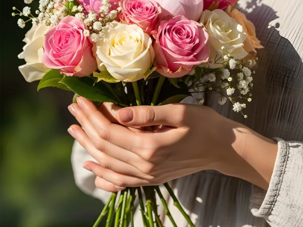 Romantic Wedding Lightroom Presets applied for soft warm tones and elegant color balance.