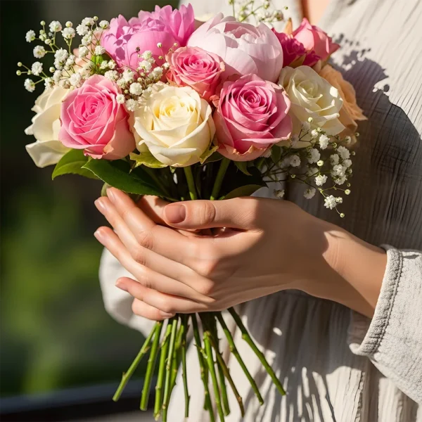 Romantic Wedding Lightroom Presets applied for soft warm tones and elegant color balance.