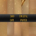 Sparkly & Bronze Pixie Dust Background