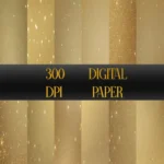 Sparkly & Gold Pixie Dust Background