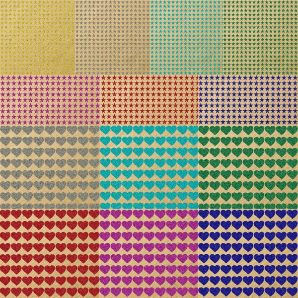Stars & Hearts Pattern