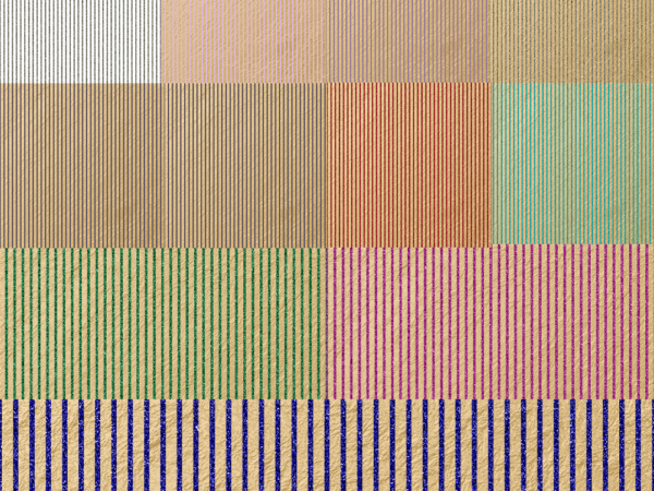 Earthy Palette Stripes Pattern Design