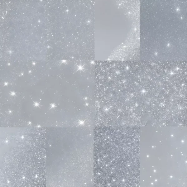 White Sparkle Dust Background